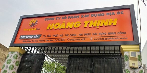 Mẫu bảng hiệu công ty đẹp
