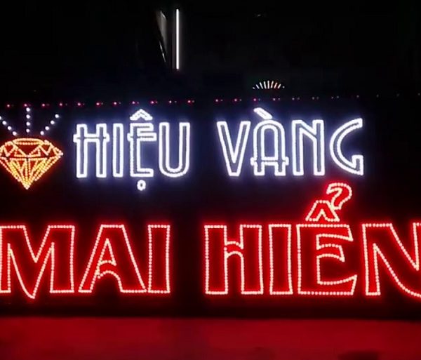 biển hộp đèn tiệm vàng
