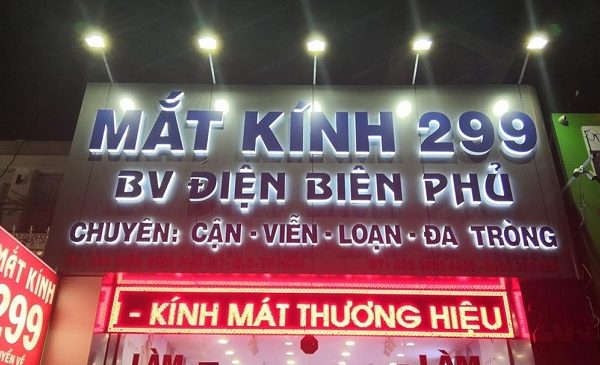 biển hiệu mắt kính đẹp
