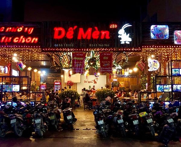 vai trò biển hiệu lẩu nướng