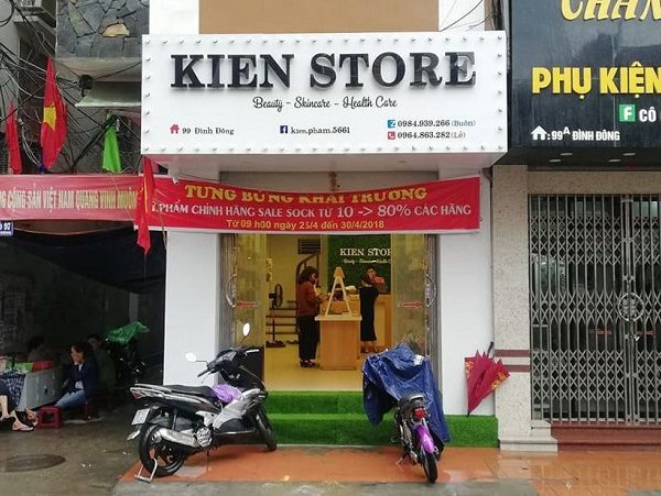 biển hiệu shop mỹ phẩm đẹp