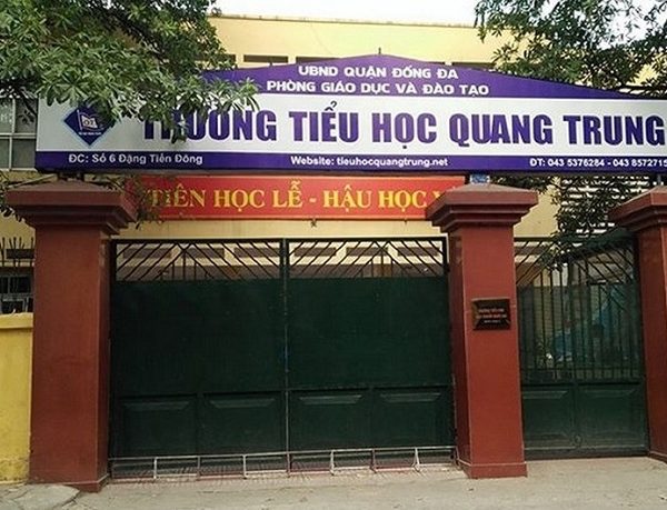 Mẫu cổng trường tiểu học đẹp