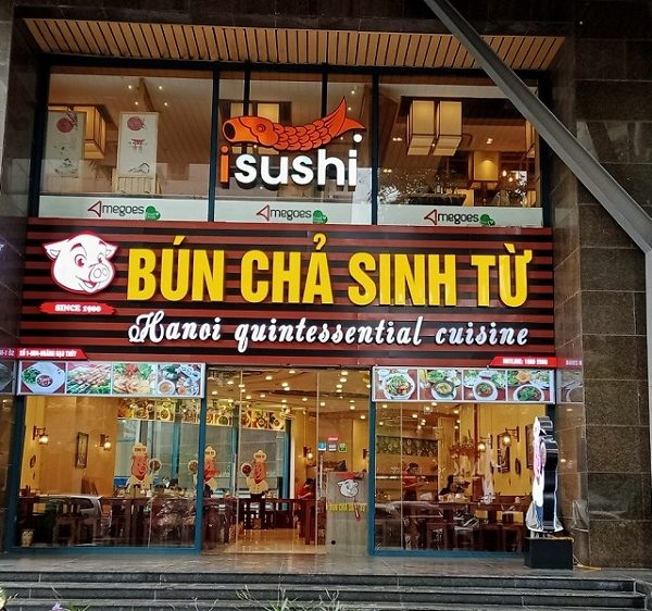 biển mặt tiền nhà hàng