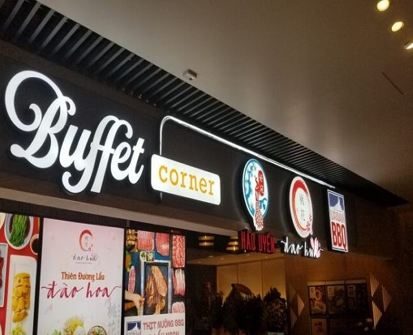 biển hiệu chữ inox đồ nướng