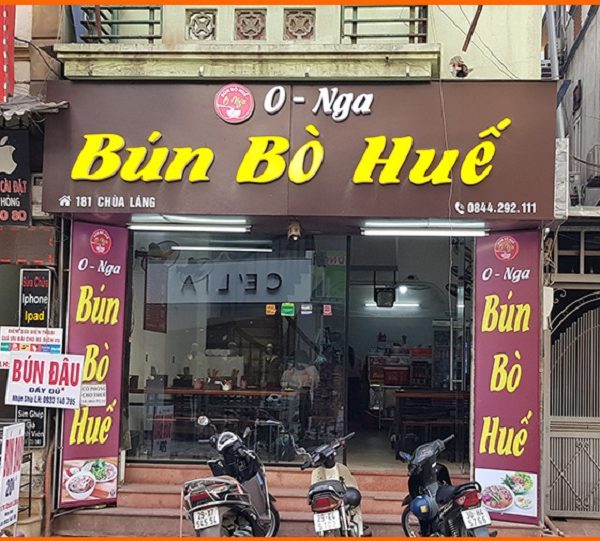 bảng quảng cáo bún phở đẹp