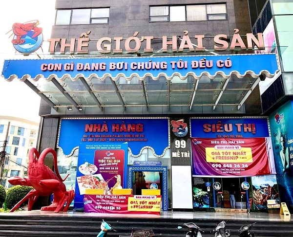 biển quảng cáo hải sản