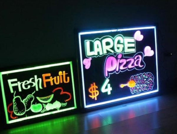 bảng hiệu sinh tố nước ép đèn led