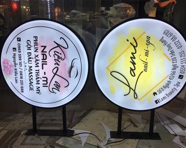 45+ Mẫu Bảng Hiệu Nhỏ Đẹp – Độc Đáo – Tinh Tế biển quảng cáo tròn