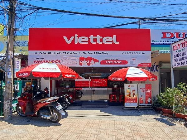 15+ Mẫu Bảng Hiệu Viettel Đẹp Cho Cửa Hàng Ủy Quyền Bảng hiệu cửa hàng Viettel