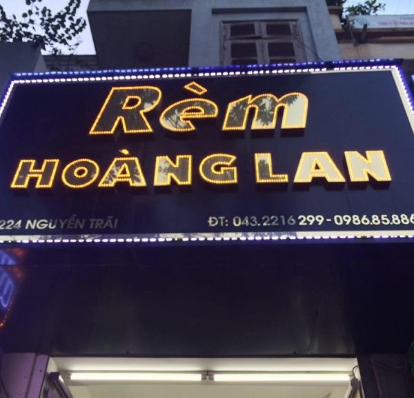 30+ Mẫu Biển Quảng Cáo Rèm Cửa Đẹp, Sang Trọng Biển rèm cửa đèn led