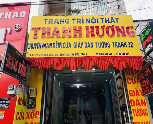 30+ Mẫu Biển Quảng Cáo Rèm Cửa Đẹp, Sang Trọng Biển mica rèm cửa chữ nổi