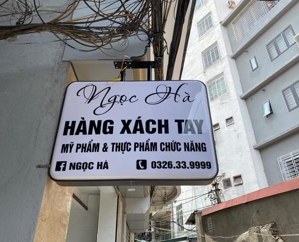 biển vẫy shop mỹ phẩm đẹp