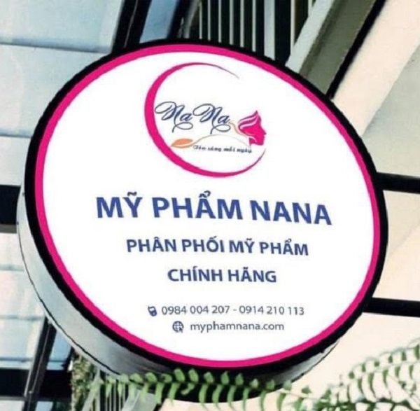biển vẫy mỹ phẩm