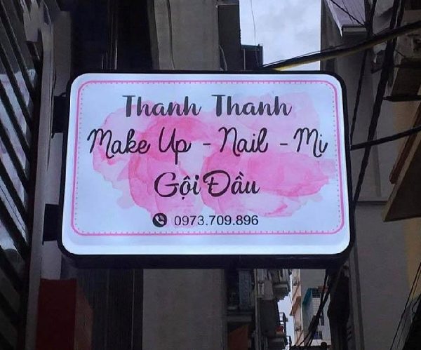 biển vẫy nail đẹp