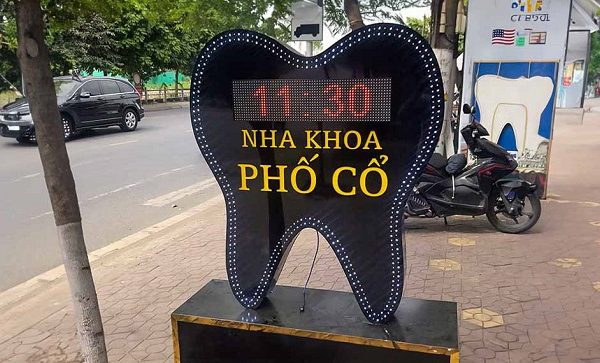 Biển vẫy led nha khoa đẹp