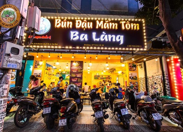 Biển quảng cáo bún đậu