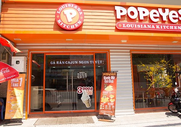 chất liệu làm bảng hiệu gà rán