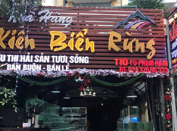 vật liệu làm bảng hiệu nhà hàng