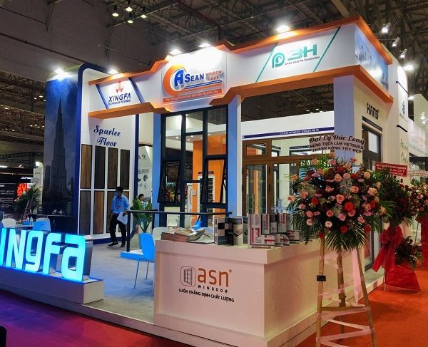 thi công gian hàng hội chợ đẹp