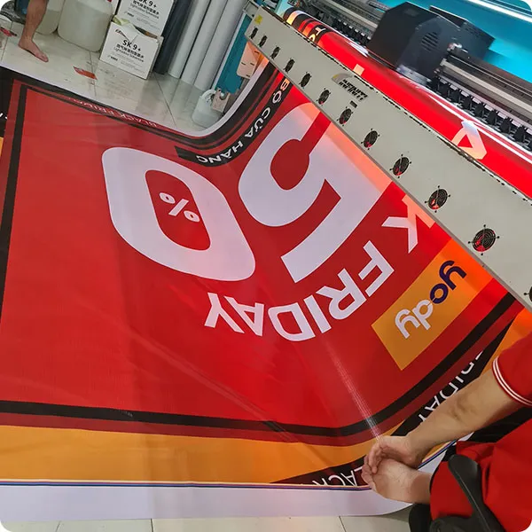 Bạt Hiflex Trắng In UV Chống Nước