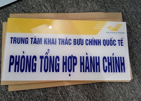 kích thước biển phòng ban