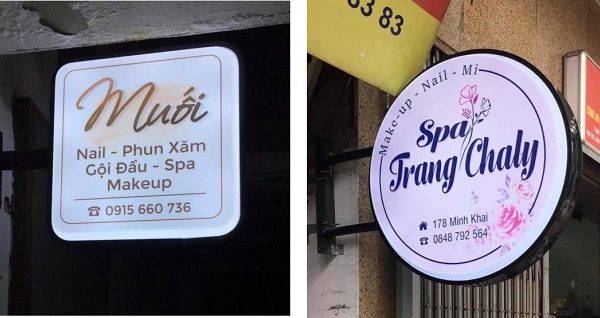 Biển vẫy phun xăm