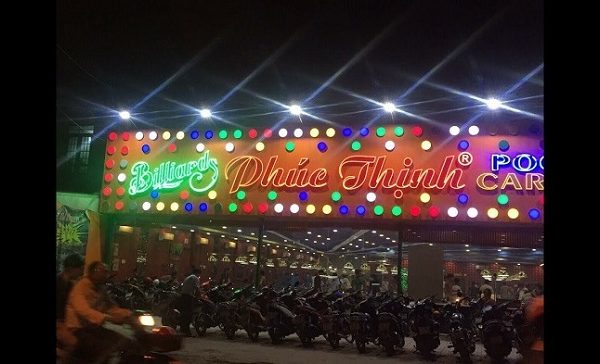 bảng hiệu quán bida đẹp