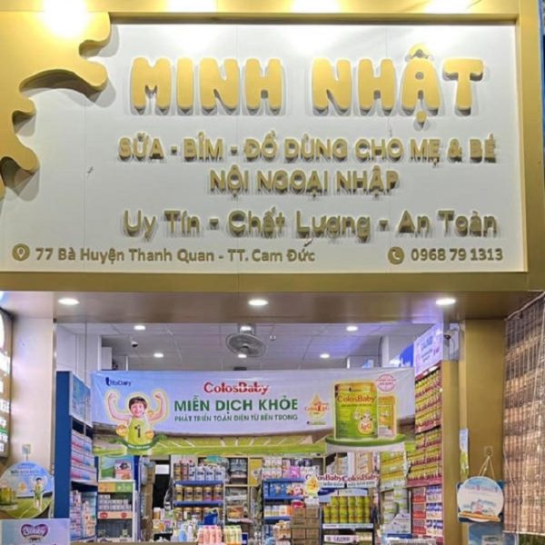 35+ Mẫu Bảng Hiệu Cửa Hàng Bỉm Sữa Đẹp Nhất Biển quảng cáo cửa hàng sữa