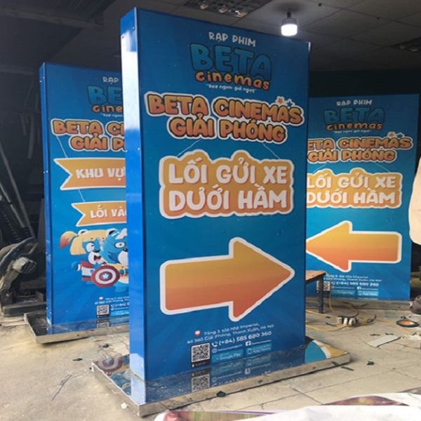 Làm bảng hiệu đứng