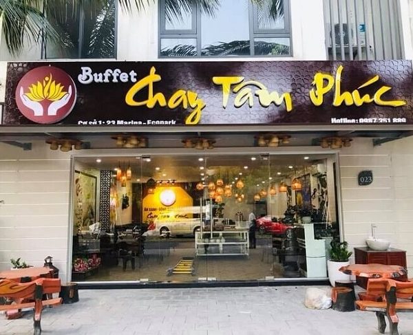 làm bảng hiệu quán chay