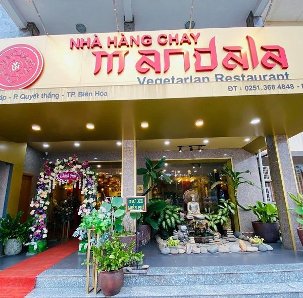 Làm bảng hiệu nhà hàng, quán chay