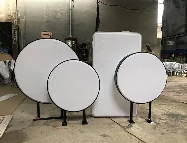 làm bảng hiệu tròn