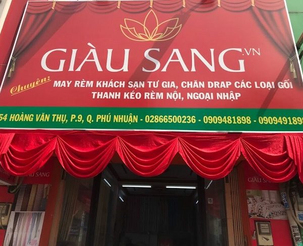 30+ Mẫu Biển Quảng Cáo Rèm Cửa Đẹp, Sang Trọng làm bảng hiệu rèm cửa