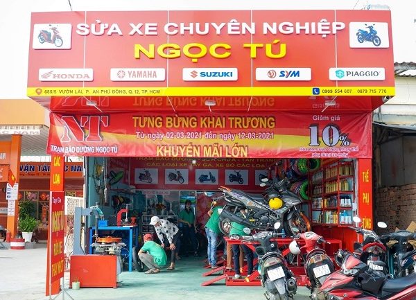 lợi ích khi làm biển quảng sửa xe máy