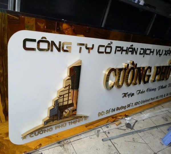 biển hiệu logo công ty đẹp