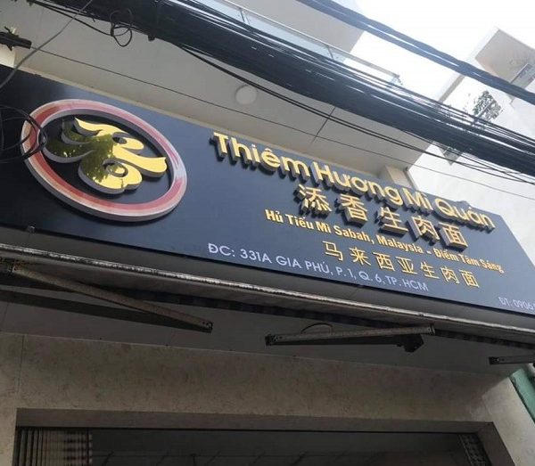 Bảng hiệu logo xi mạ cao cấp
