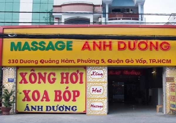 lưu ý khi làm bảng hiệu massage