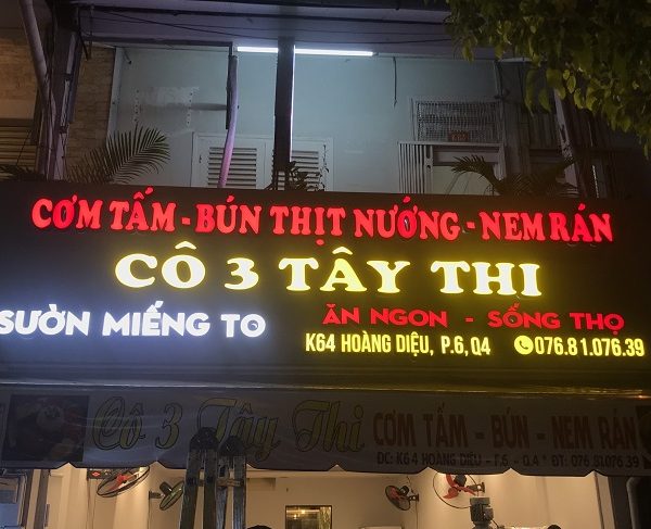 30+ Mẫu Bảng Hiệu Cơm Tấm, Bình Dân Đẹp, Thu Hút lưu ý khi làm bảng hiệu quán cơm tấm