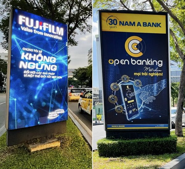 lưu ý khi làm bảng hiệu quảng cáo dọc