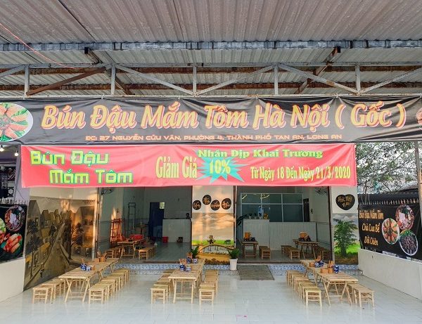 30+ Mẫu Bảng Hiệu Bún Đậu Mắm Tôm Đẹp, Ấn Tượng Nhất biển hiệu bún đậu bạt hiflex