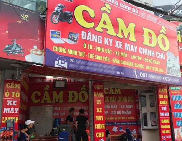 bảng hiệu cầm đồ bằng bạt hiflex