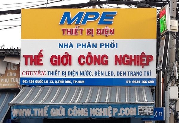 20+ Mẫu Bảng Hiệu Cửa Hàng Điện Nước Đẹp, Sáng Tạo biển quảng cáo điện nước alu