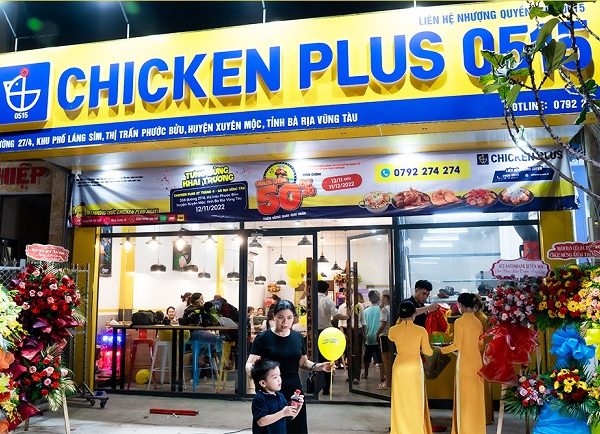 bảng hiệu quảng cáo gà rán Mica