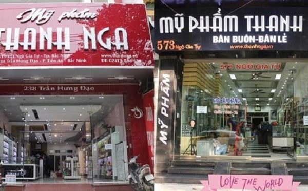 Bảng hiệu mỹ phẩm đẹp bằng