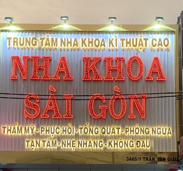 bảng hiệu nha đèn led
