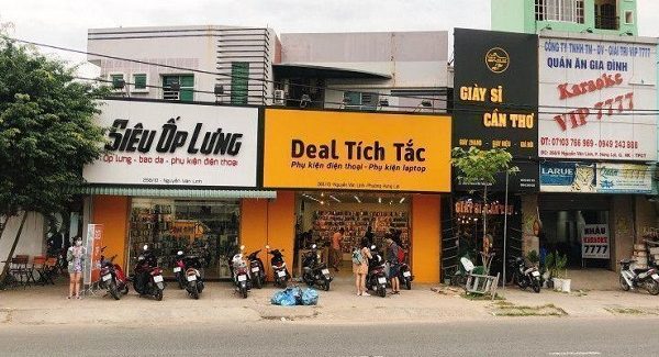 biển hiệu phụ kiện điện thoại