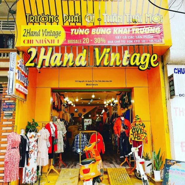 25+ Mẫu Bảng Hiệu Shop Đồ Si, Đồ Cũ Đẹp Ấn Tượng Nhất Bảng hiệu quảng cáo đồ 2Hand