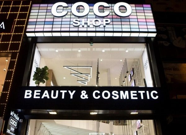 mẫu bảng hiệu shop mỹ phẩm