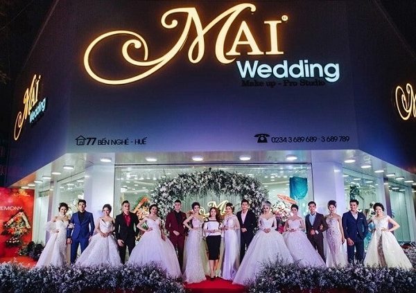 Mẫu biển hiệu tiệm áo cưới