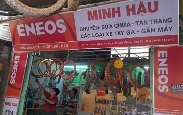 mẫu bảng hiệu sửa xe bạt hiflex